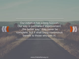 the better way presentation