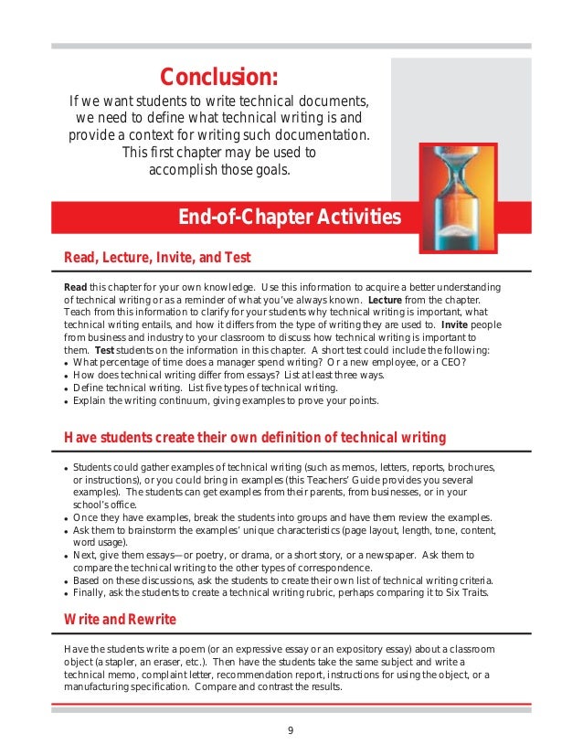 How to write a technical document giving directions image