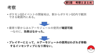 デジタルネイティブ世代に対するポケモンgoを利用したマーケティング
