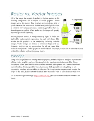 Image Editing for Beginners - Training Handout | DOC