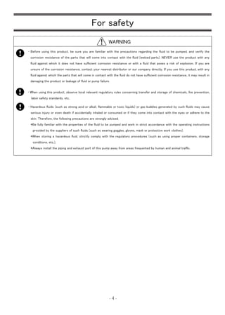 TC-X Series AODD Pump Operational Manual PDF