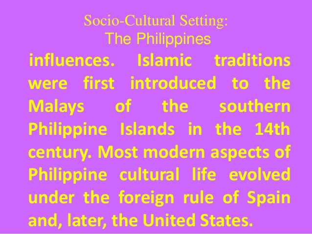 cultural setting