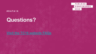 Visit the TC16 website FAQs
 