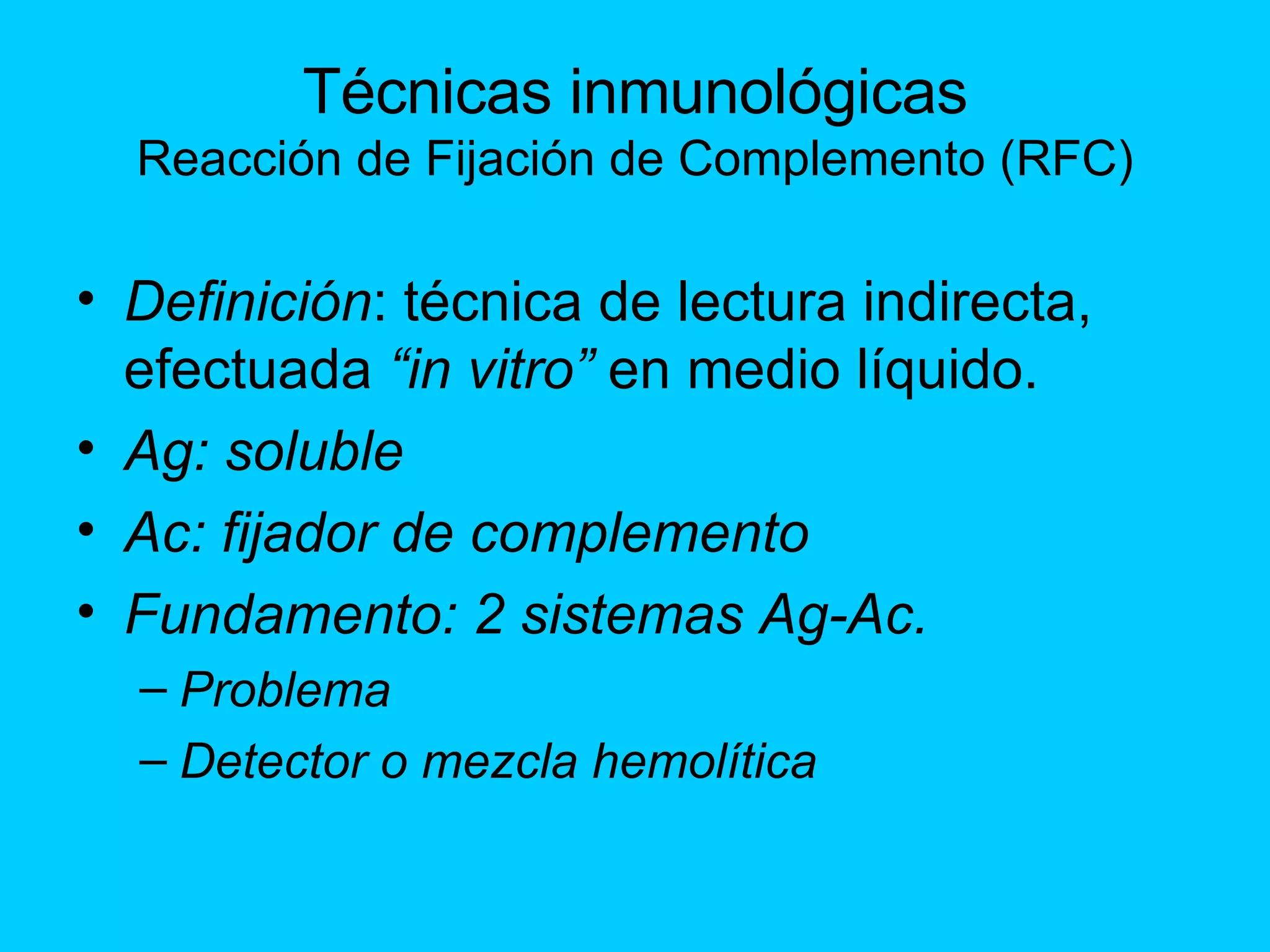 T%C3%A9cnicas Inmunol%C3%B3gicas | PPT