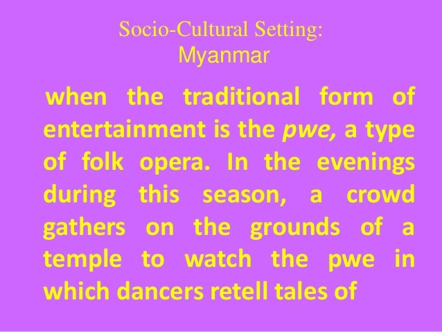 cultural setting