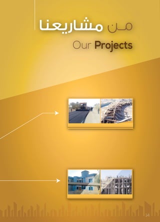 ‫ﻣﺸﺎرﻳﻌﻨﺎ‬ ‫ﻣـﻦ‬
Our Projects
1414
 