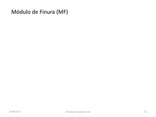 Agregado Grueso. Características GeneralesTamaño máximo nominal = En las especificaciones o en la descripción del árido, es la abertura más pequeña de tamiz a través de la cual se permite que pase la totalidad del árido.El tamiz del tamaño máximo nominal puede retener del 5% al 15% Granulometría28/06/201116mfvalarezo@gmail.com