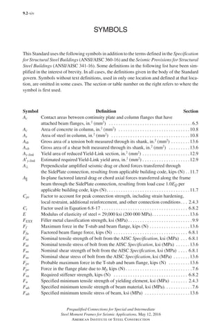 Tc aisc 358-16 | PDF