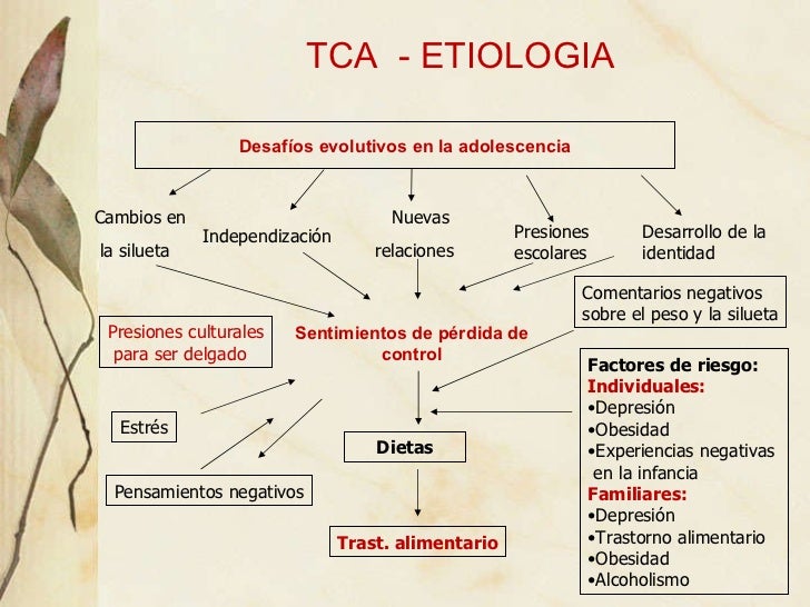 Resultado de imagen de factores trastornos de la conducta alimentaria