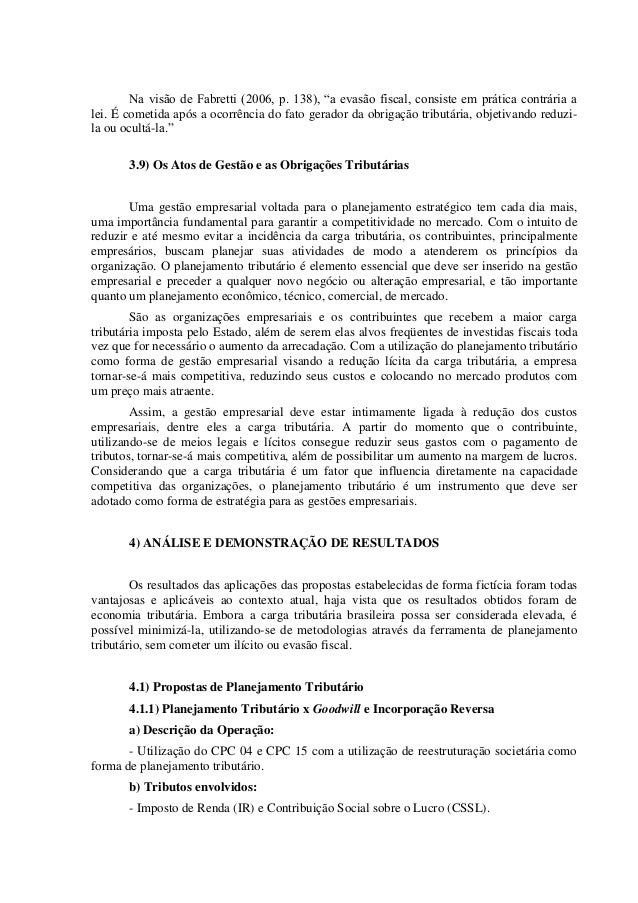 Artigo cientifico de pos graduacao