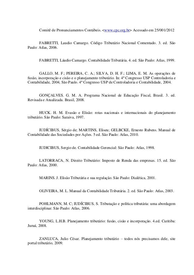 Artigo contabilidade