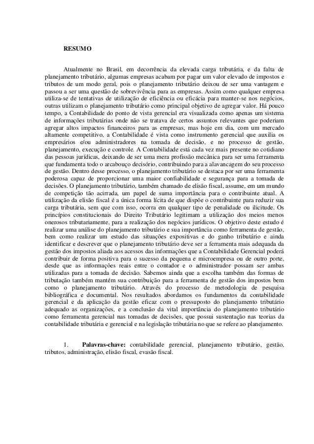 Artigo de contabilidade