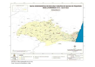 42
FIGURA 15 Bacia hidrográfica do rio Una
Fonte: Governo de Pernambuco, s/data
 