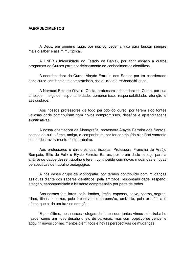 Monografia pedagogia