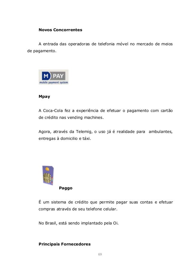 TCC - O Mercado de Cartão de Crédito no Brasil e sua 