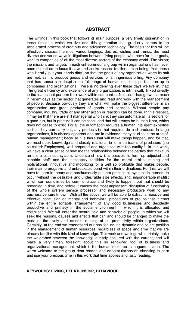 Dissertation grh