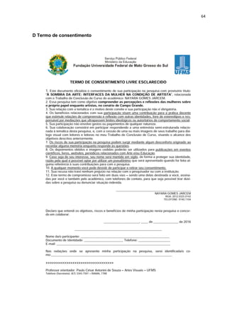 64
D Termo de consentimento
 