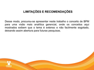 APRESENTAÇÃO DO CASEA empresa ABC Telecomunicações era um grupo grande de empresas, mas sem alinhamento estratégico, funcional e de serviços, diversas empresas espalhadas e sem um controle de processos unificado onde fosse possível saber como as mesmas andavam.  Cada empresa tinha o seu presidente, seus processos, seus produtos, sua forma de contratação e precisavam ser alinhadas, era um desejo e necessidade da alta diretoria, pois a empresa era um grande Boeing, mas sem um piloto e um plano de vôo.