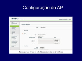 Configuração do AP
 