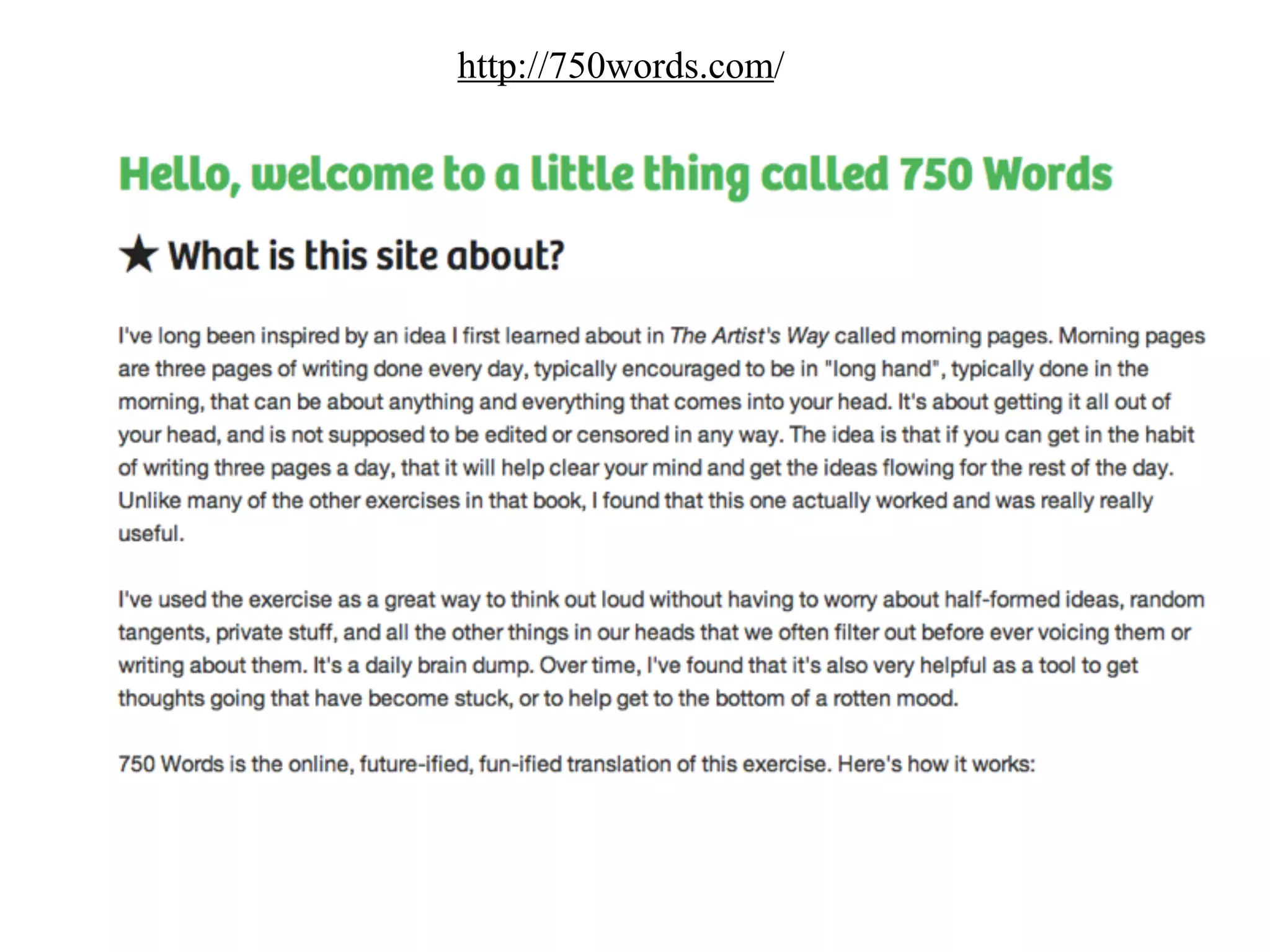 http://750words.com/
 