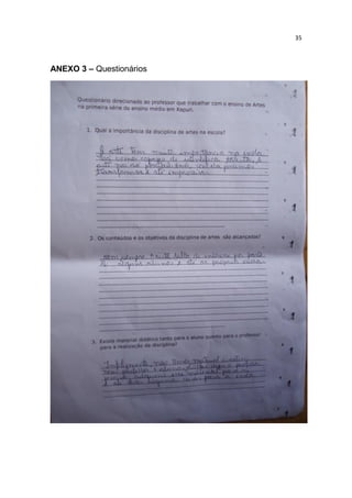 35



ANEXO 3 – Questionários
 