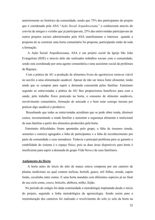 “AGRICULTURA URBANA: Um estudo de caso nas comunidades Chico Mendes e Jardim Janaina” 