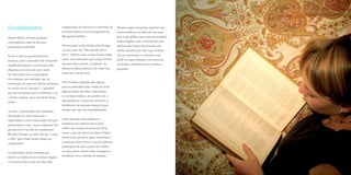 Considerações                              comprovado ao obeservar a estrutura da        Monica sugere pesquisar usuários que
                                           Livraria Cultura recém inaugurado no          sejam mulheres na faixa dos 40 anos,
                                           Shopping Curitiba.                            pois é um público que está consumindo
Alguns dados, tiveram bastante
convergência entre as diversas                                                           leitura digital e que a maioria dos pré-
                                           Observando as fala de Ricardo Orengo,         adolescentes estão interessados em
pequisadas realizadas.
                                           15 anos, que cita “Meu pai me deu o           outras questões que não seja a leitura.
                                           livro”, reforça o que a especialista relata   Por isso pesquisar os usuários com
Pode-se citar a questão de livros
                                           sobre seus sobrinhos que sempre foram         perfil de super-dotação com interesse
técnicos, pois o mercado está crescendo
                                           incentivados a lerem. A respeito do           em leitura contribuiu para validar a
significativamente e as pessoas estão
                                           hábito de leitura Monica diz “tem essa        pesquisa.
disposta a investir em um e-book.
                                           coisa que vem de casa”.
Na entrevista com a especialista,
ela comenta, por exemplo, que os
                                           Vale ressaltar também que alguns
estudantes do curso de Direito precisam
                                           preços praticados pela venda de livros
ler vários livros “grossos” e “pesados”
                                           digitais ainda são altos, observados
que são essenciais para a formação, e os
                                           na Livraria Cultura, de acordo com a
e-books surgem para contribuir nesse
                                           especialista se o preço for acessível, a
nicho.
                                           tendência é as pessoas comprar mais
                                           mesmo que não leia imediatamente
Ao fazer um paralelo entre questões
abordadas na entrevista com a
                                           Outra questão interessante é a
especialista e com o observação dos pré-
                                           tendência em traduzir livros best
adolescentes é que, estes realmente não
                                           sellers que foram sucessos nos EUA,
gostam de ler na tela do computador.
                                           como o caso dos livros de Harry Potter.
Ricardo Orengo, 15 anos, diz que “cansa
                                           Monica diz que ficou quase simultâneo
o olho” ficar lendo muito tempo no
                                           a tradução desse livros e que as Editoras
computador.
                                           participam de uma espécie de “leilão” ,
                                           ou seja, quem oferece mais vantagens e
A especialista ainda comenta que
                                           benefícios leva o direito de traduzir.
mesmo a tendência ser a leitura digital,
as livrarias física estão em alta, fato
 