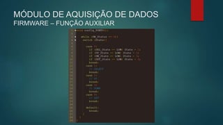 MÓDULO DE AQUISIÇÃO DE DADOS
FIRMWARE – FUNÇÃO AUXILIAR
 