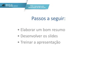 Como Fazer Uma Apresentação de Slides para TCC | PPTX