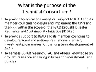 Introducing the Technical Consortium for Building Resilience to Drought in the Horn of Africa