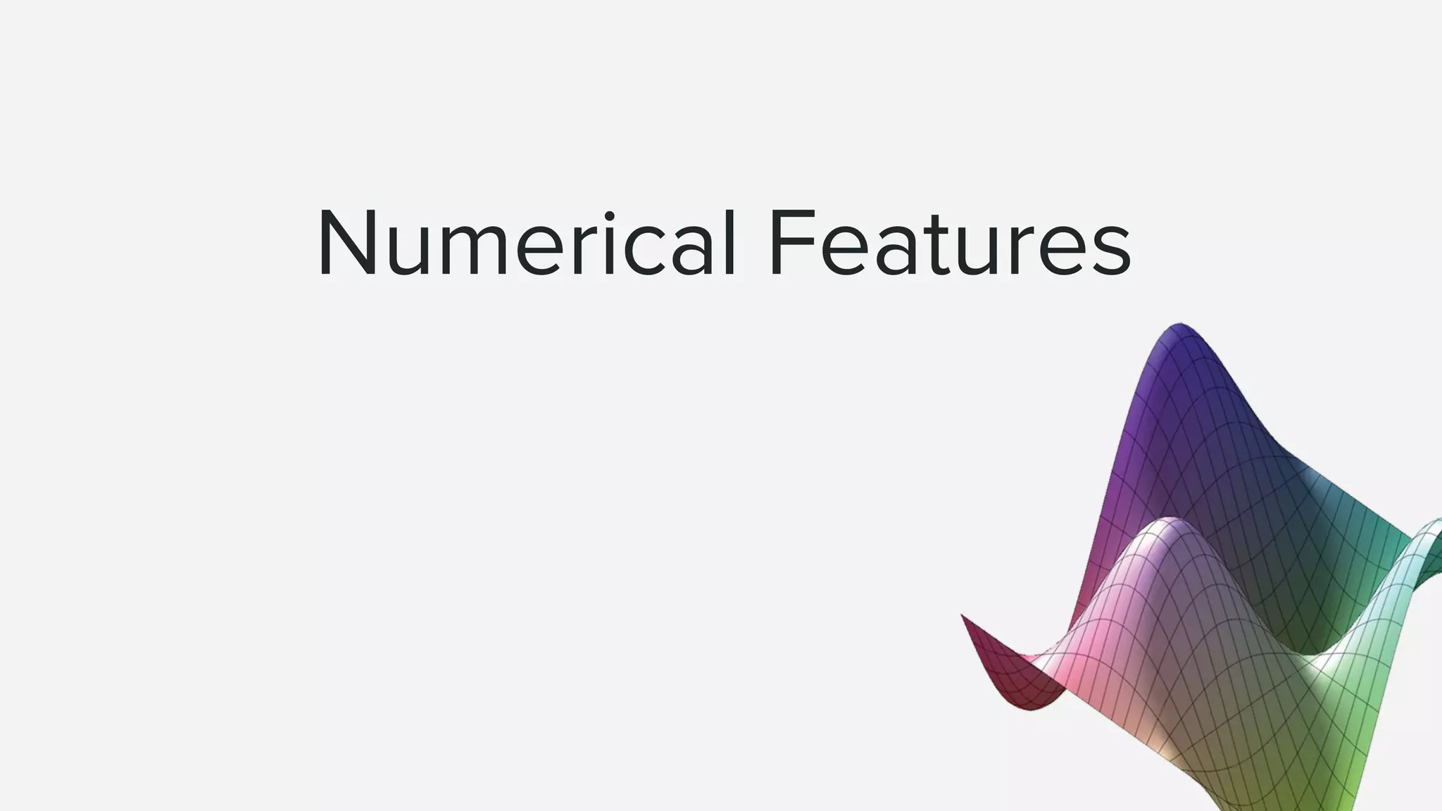 Numerical Features 