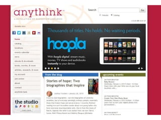 Library
digital
presence
Anythink
 