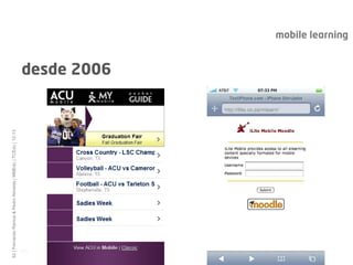 62 | Fernando Ramos & Pedro Almeida | MMEdu | TCEdu | 12-13




  [62]
                                                              desde 2006
                                                                           mobile learning
 