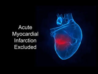 Acute
Myocardial
Infarction
Excluded
 