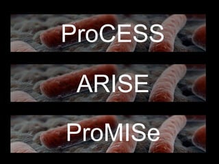 ProCESS
ARISE
ProMISe
 