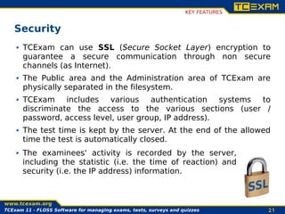 TCExam 12 [ENG] - Computer-Based Assessment | PDF