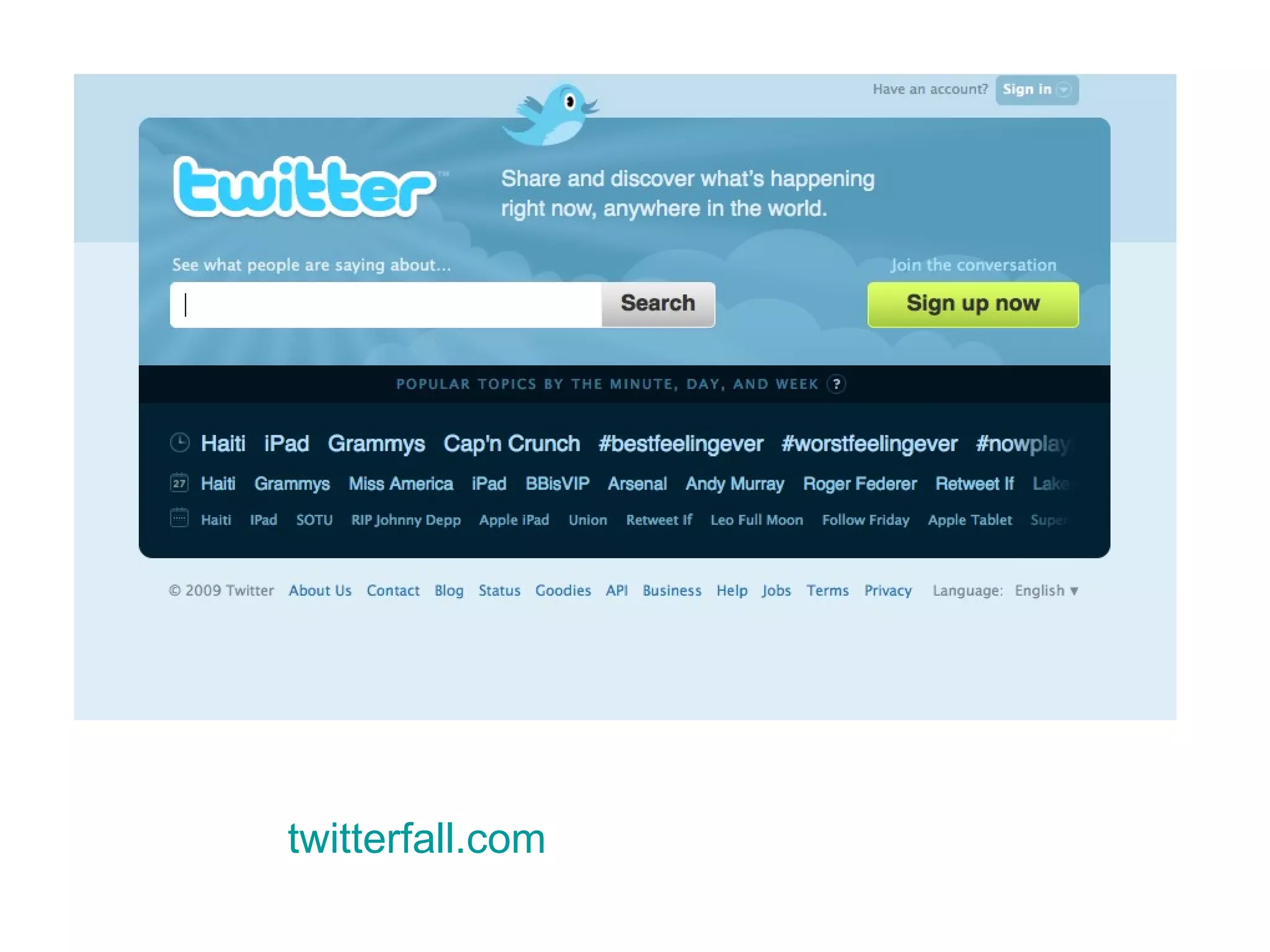 twitterfall.com 