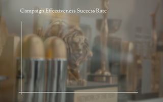 Campaign E ectiveness Success Rate
 