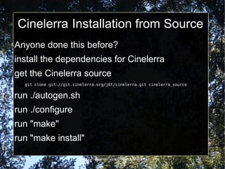Video Production, 2009 Take some video with a camera 