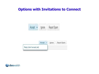 Options with Invitations to Connect 