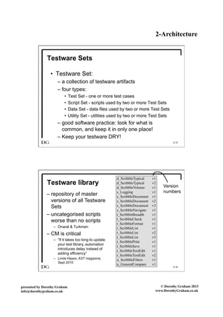 Ps Testware Managing Successful Test Automation | PDF