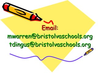 Email: [email_address] [email_address] 