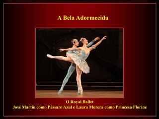 A Bela Adormecida




                          O Royal Ballet
José Martin como Pássaro Azul e Laura Morera como Princesa Florine
 