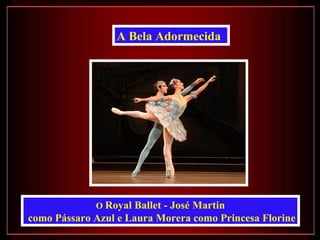 A Bela Adormecida




             O Royal Ballet - José Martin
como Pássaro Azul e Laura Morera como Princesa Florine
 