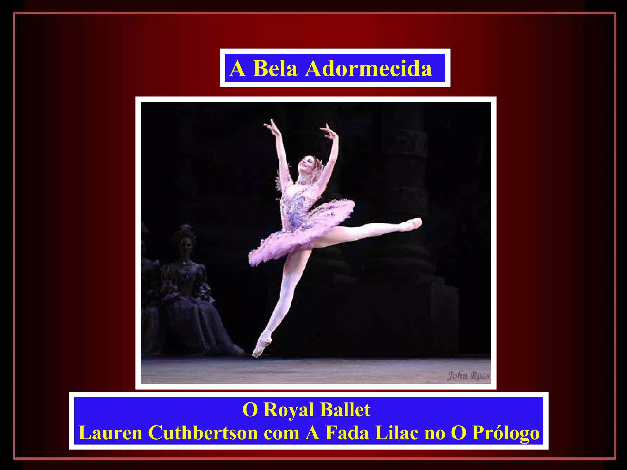 A Bela Adormecida   O Royal Ballet  Lauren Cuthbertson com A Fada Lilac no O Prólogo 