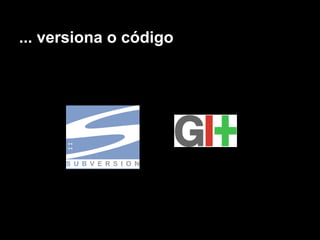 ... versiona o código
 
