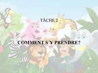 TÂCHE 2

COMMENT S´Y PRENDRE?

 
