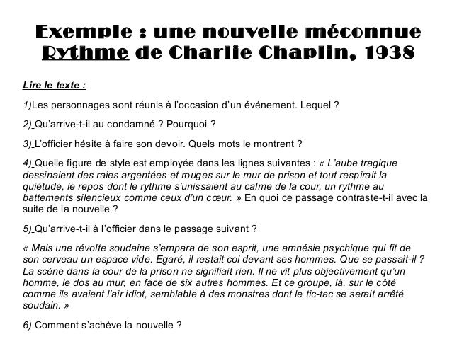 Exemple De Nouvelle Simple  Serial Serials