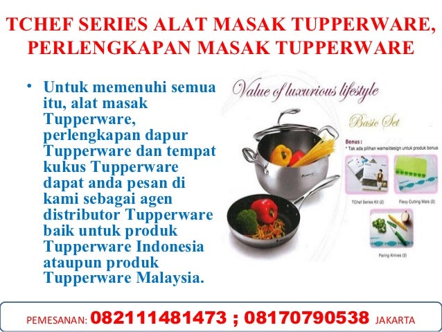 TCHEF SERIES ALAT MASAK TUPPERWARE PERLENGKAPAN MASAK 