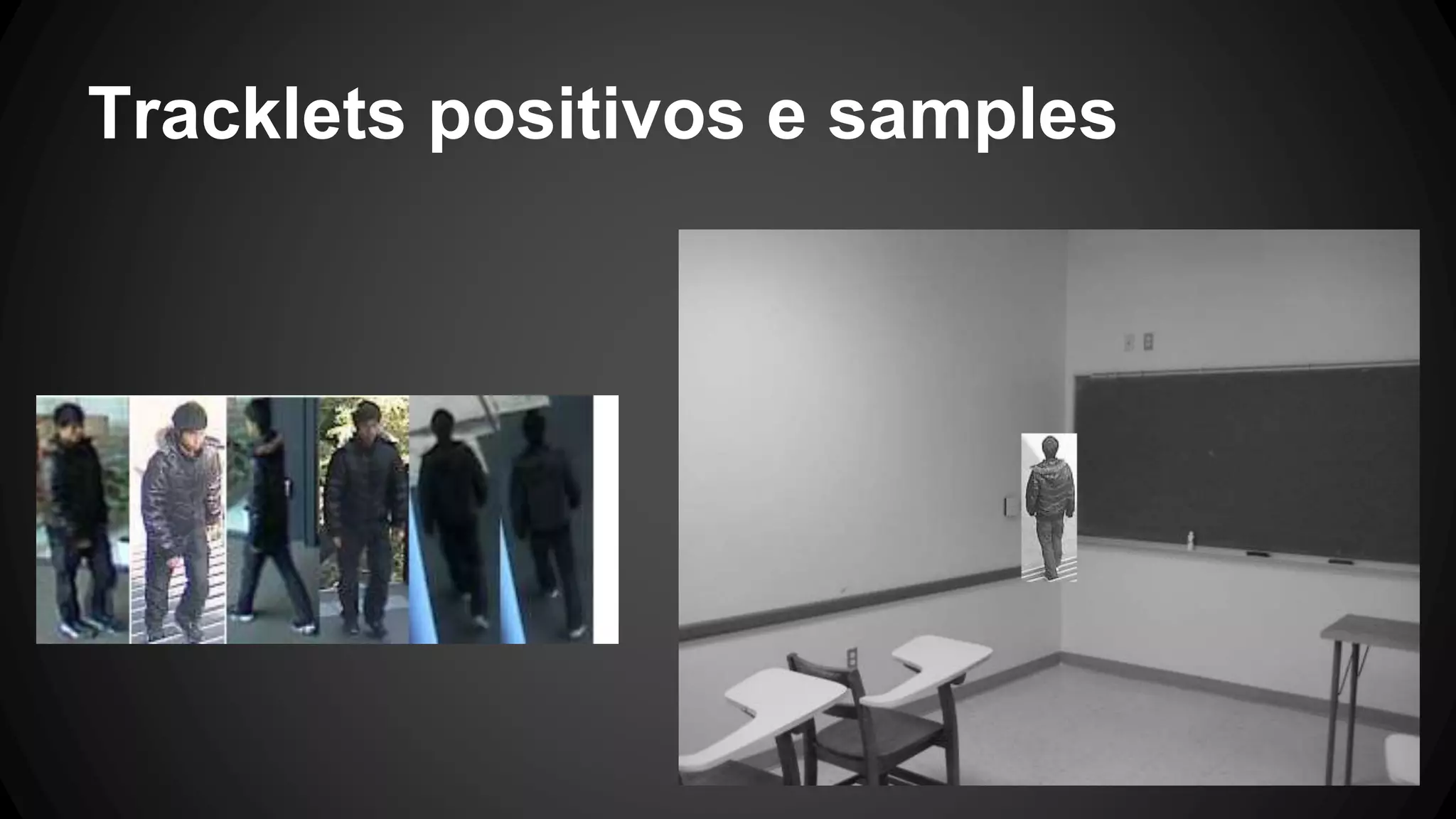 Tracklets positivos e samples
 